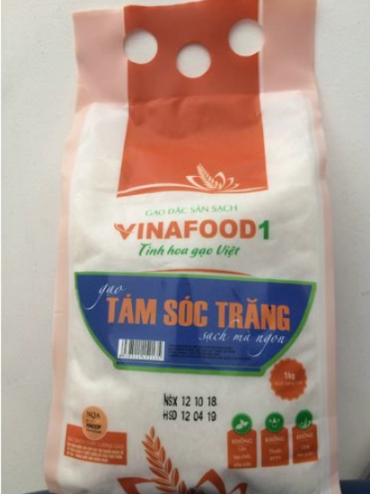 Tám Sóc Trăng 1kg - Gạo Vinafood I - Tổng Công Ty Lương Thực Miền Bắc